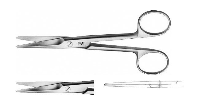 Майо ножиці прямі 155 мм